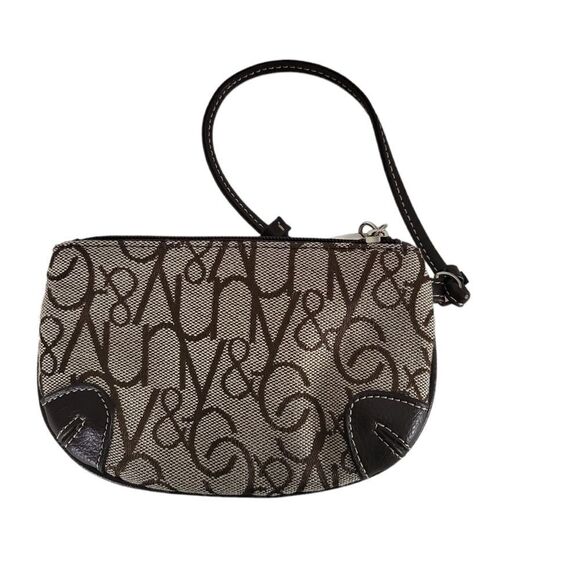 New York & Co Tan & Brown Signature Wristlet - Picture 2 of 5